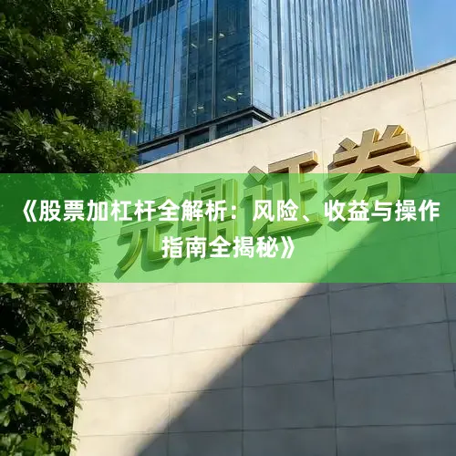 《股票加杠杆全解析：风险、收益与操作指南全揭秘》