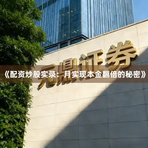 《配资炒股实录：月实现本金翻倍的秘密》