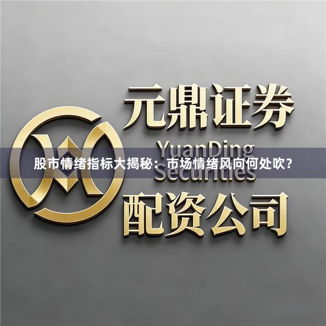 股市情绪指标大揭秘：市场情绪风向何处吹？